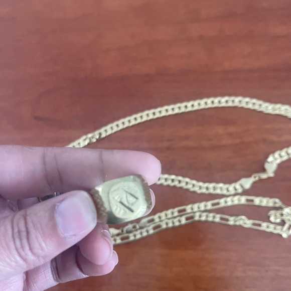 18K Gold plated Necklace Good for women and men’s
One is 24” long 
And 23” - Picture 6 of 15